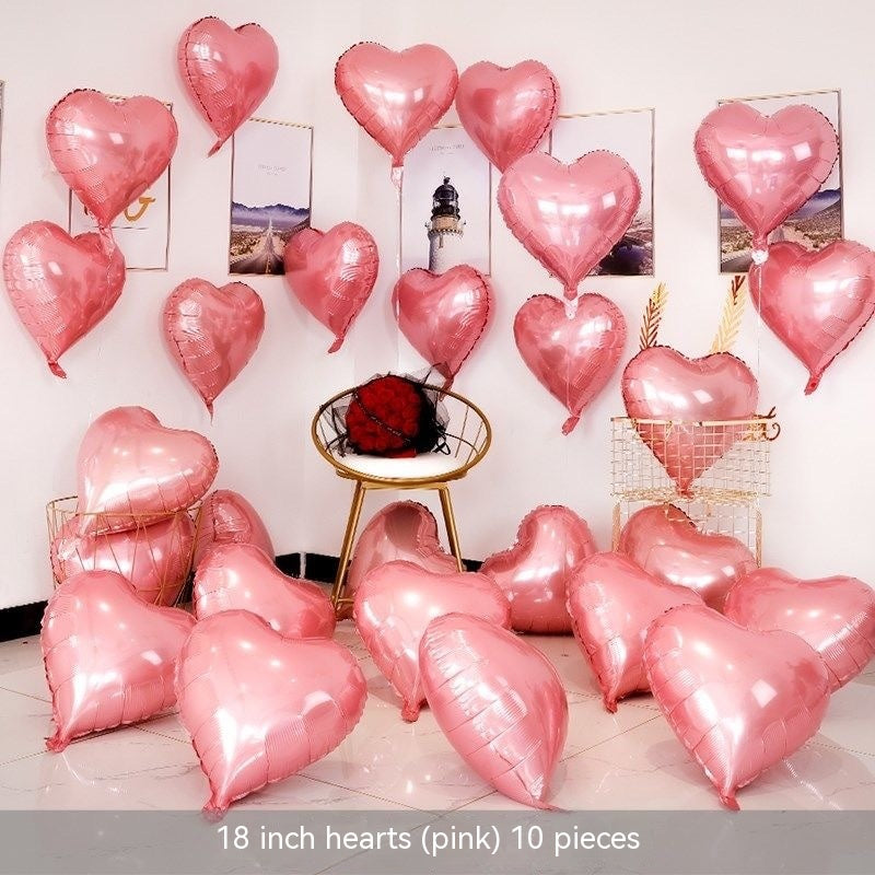Heart Aluminum Wedding Balloons - view 7