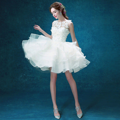 Bridesmaid Dress Bride Wedding Short Toast