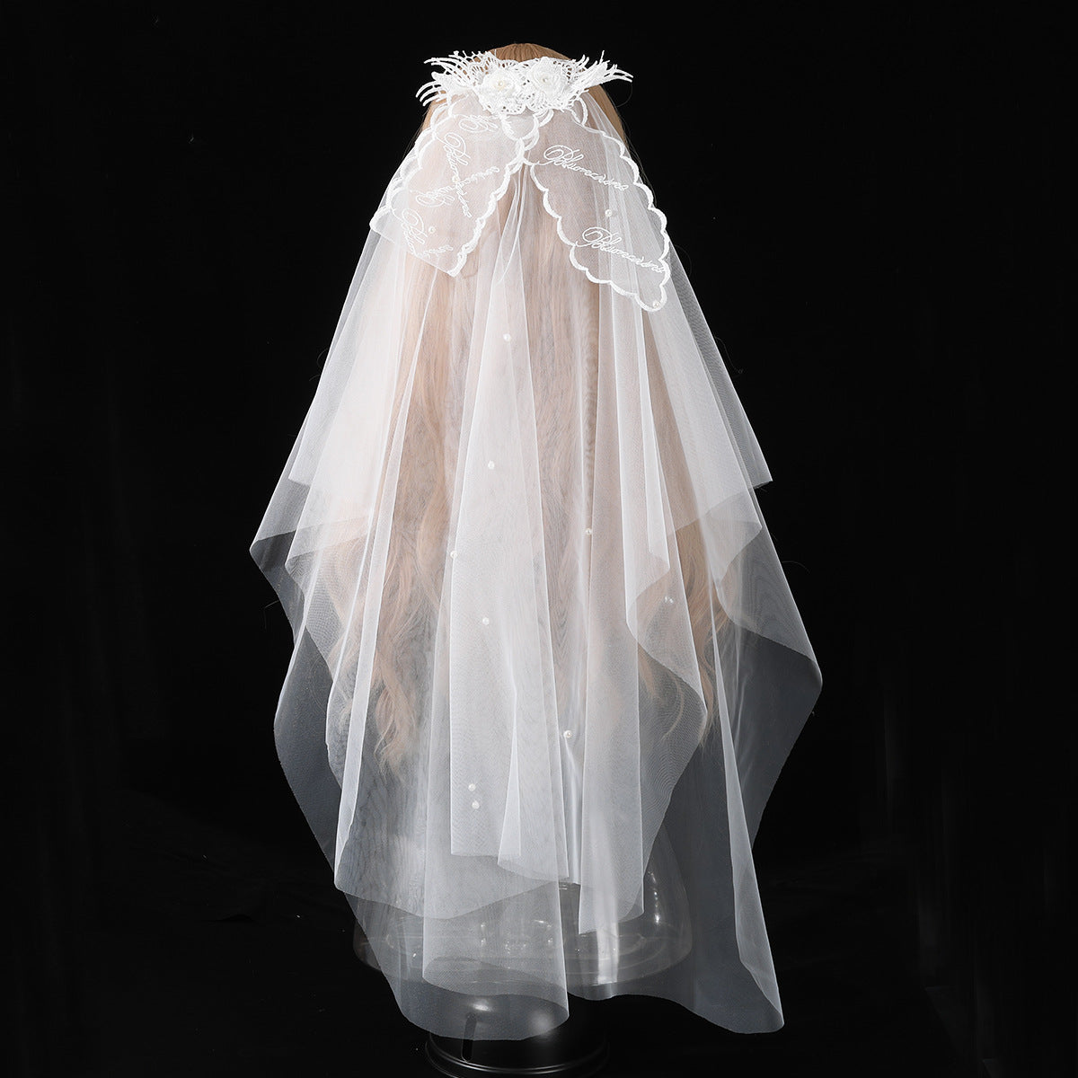 Ribbon Bow Bridal Veil - view 3