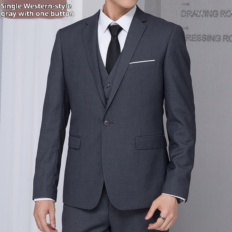 Men's Korean-style Business Suit Jacket - view 2
