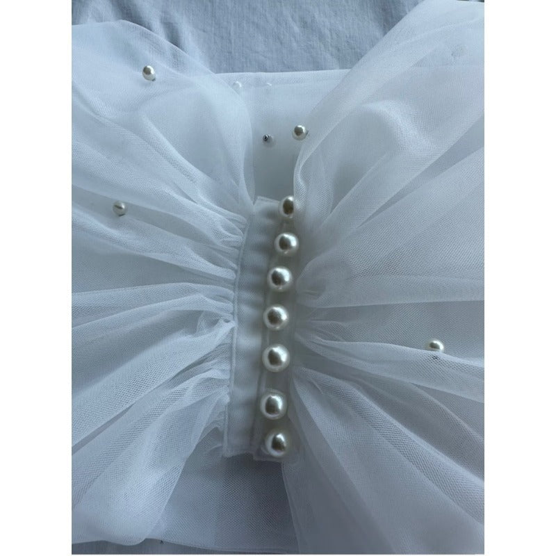 Mesh Wedding Dress - view 2