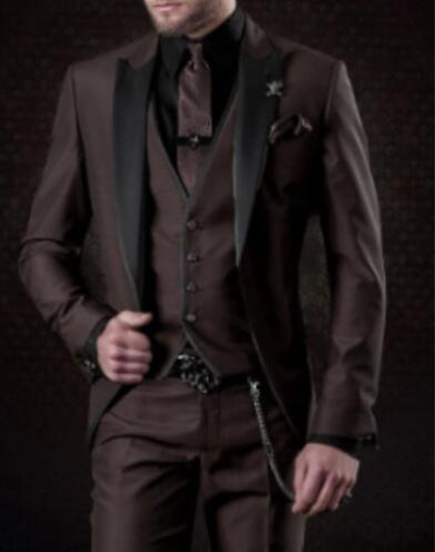 Men's Three-Piece Wedding Suit - view 8