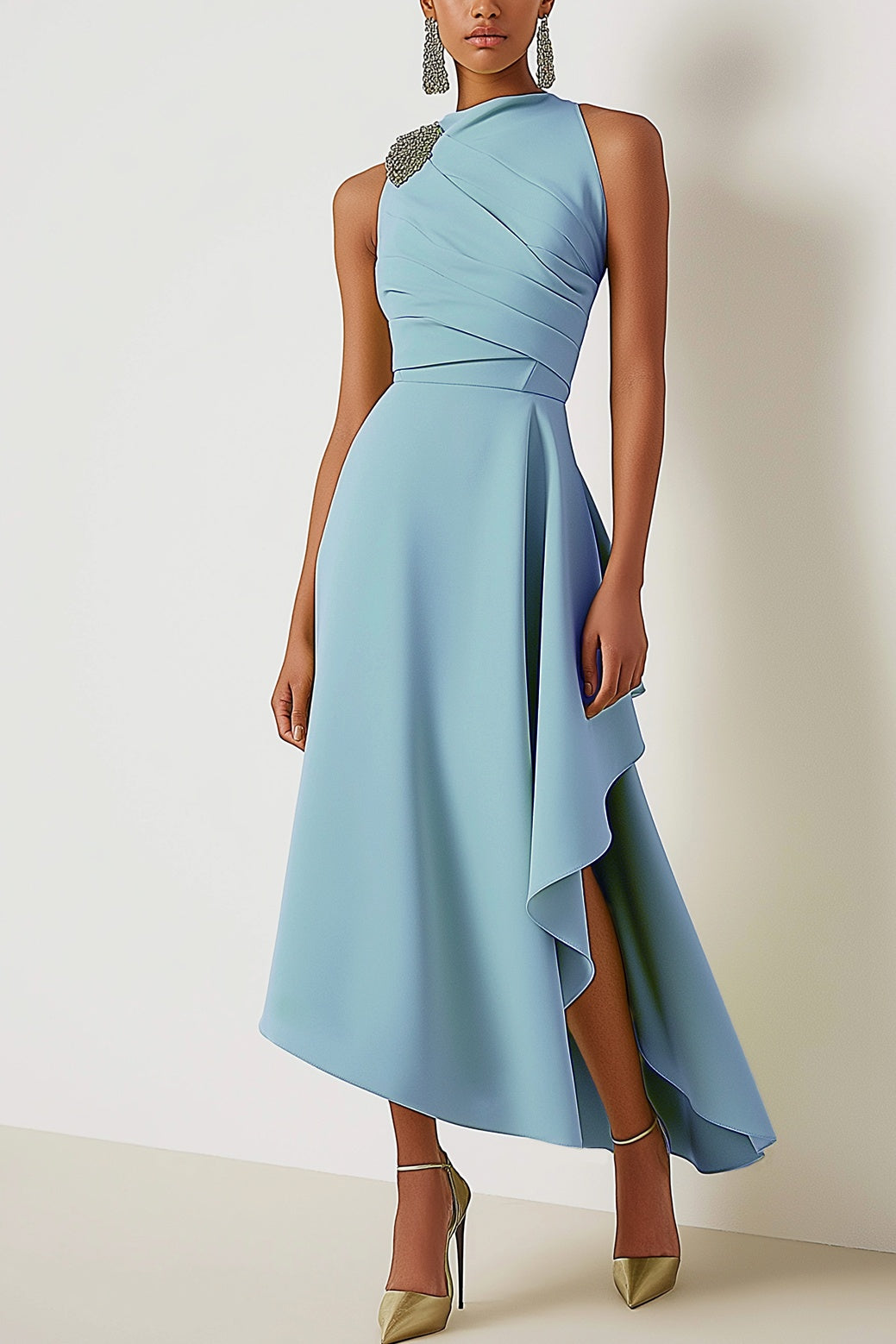 Sleeveless Guest Dress - view 2
