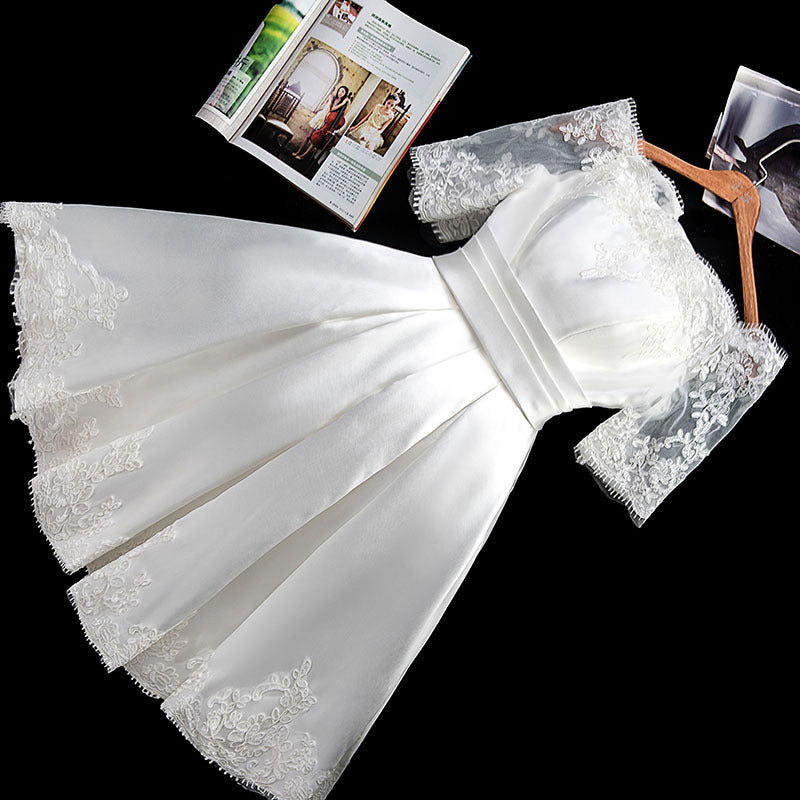 Short Ruffle Party Dress - view 4