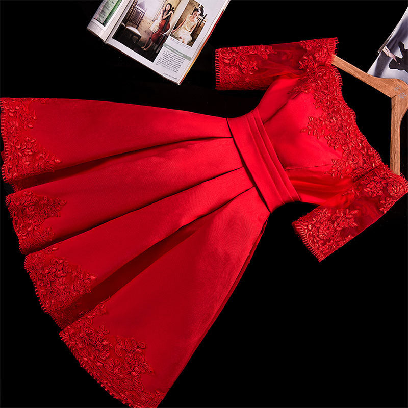 Short Ruffle Party Dress - view 2