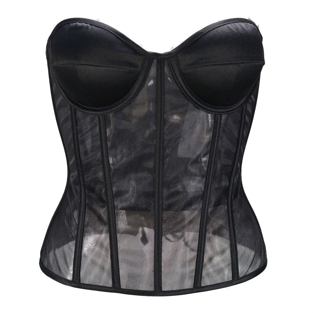 Mesh Corset Bustier - view 1