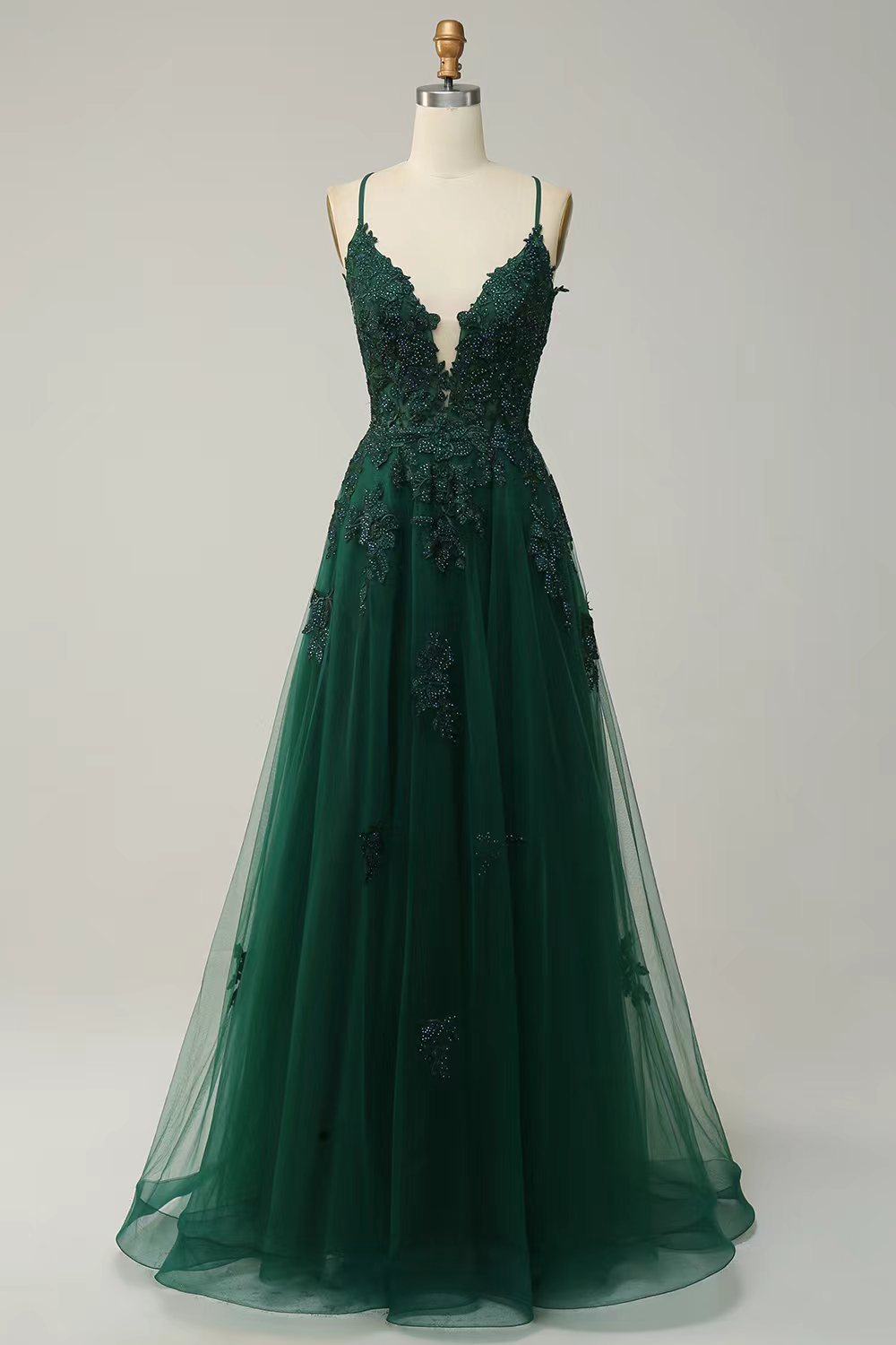 Lace Ball Gown Evening Dress - view 3