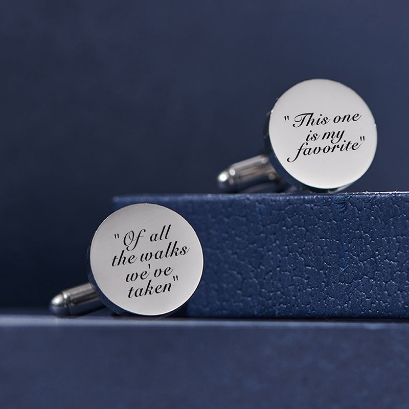 Personalized Wedding Cufflinks - view 3