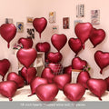 Heart Aluminum Wedding Balloons - view 1