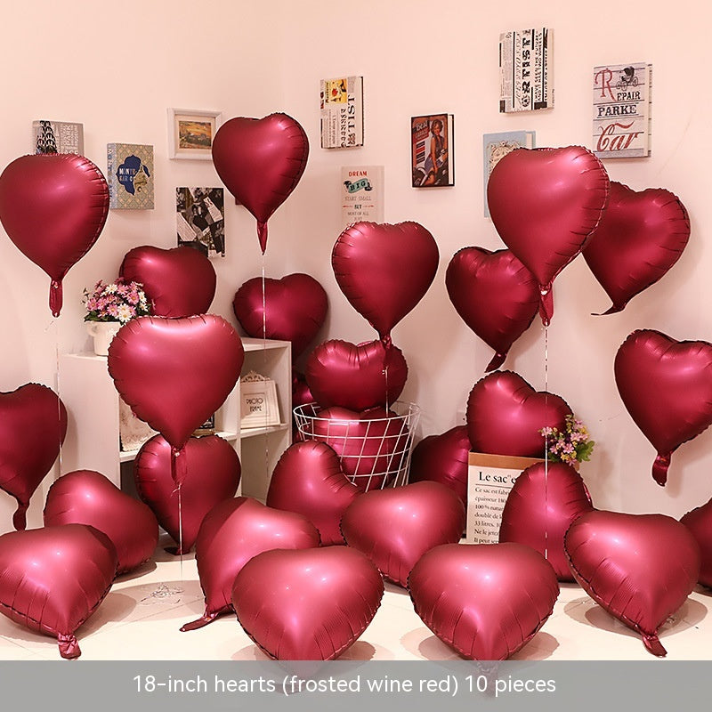 Heart Aluminum Wedding Balloons - view 1