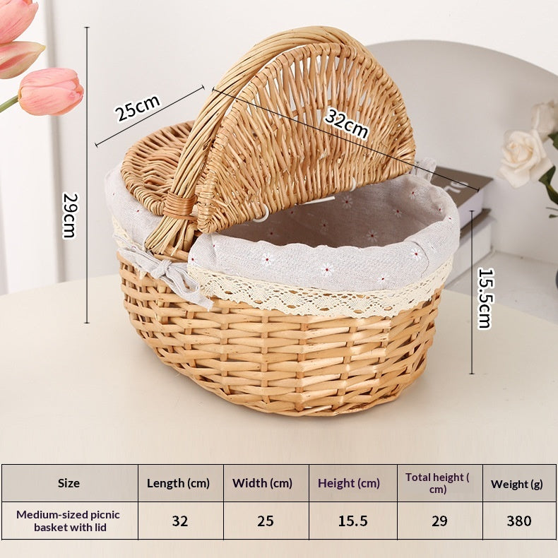 Woven Wedding Flower Basket - view 2