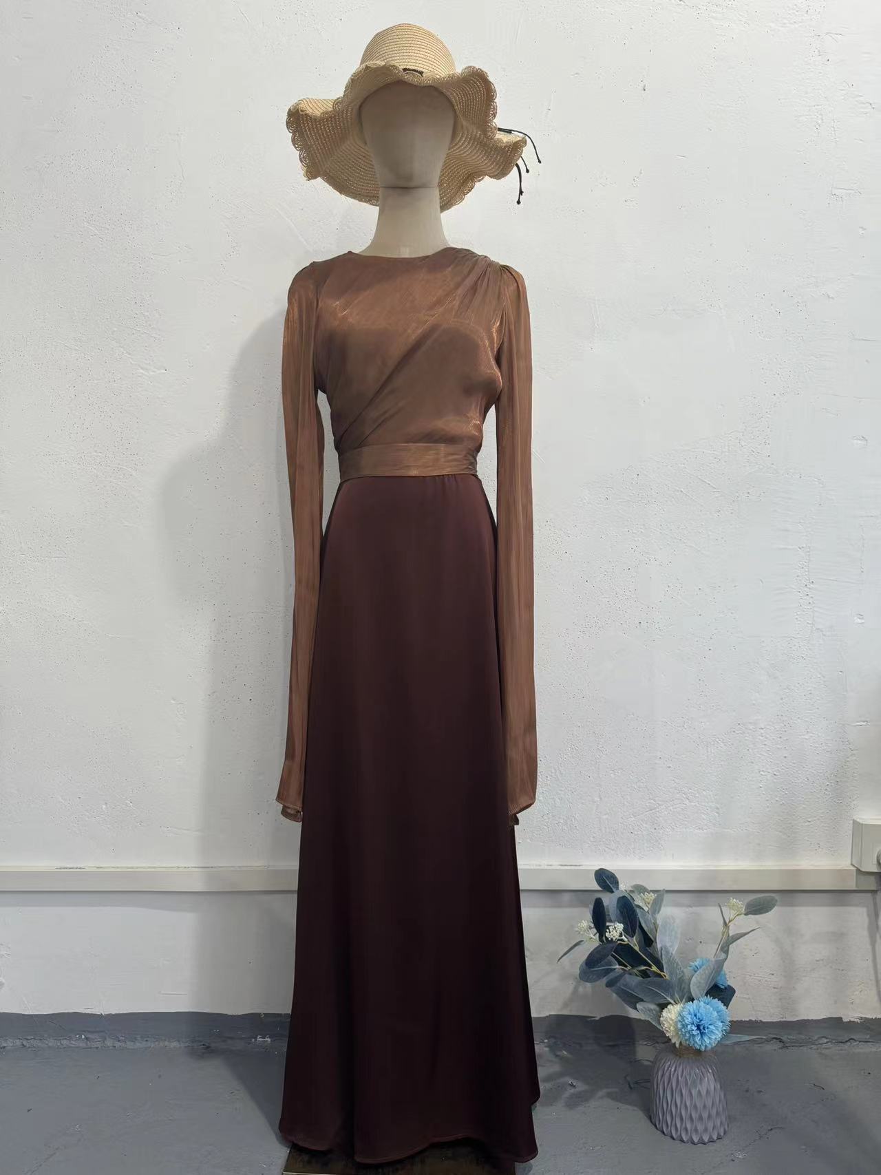 Satin Dress - view 8