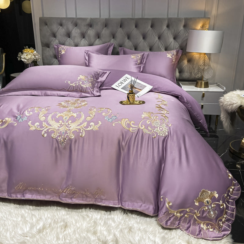 Satin Luxury Wedding Bedding Set - view 3