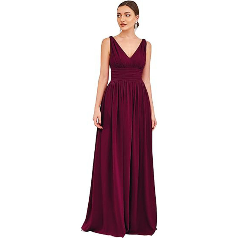 V-Neck Bridesmaid Dress - view 6