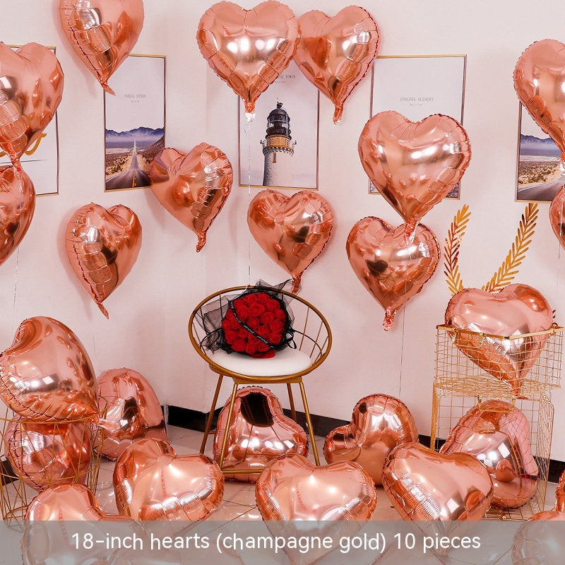 Heart Aluminum Wedding Balloons - view 9