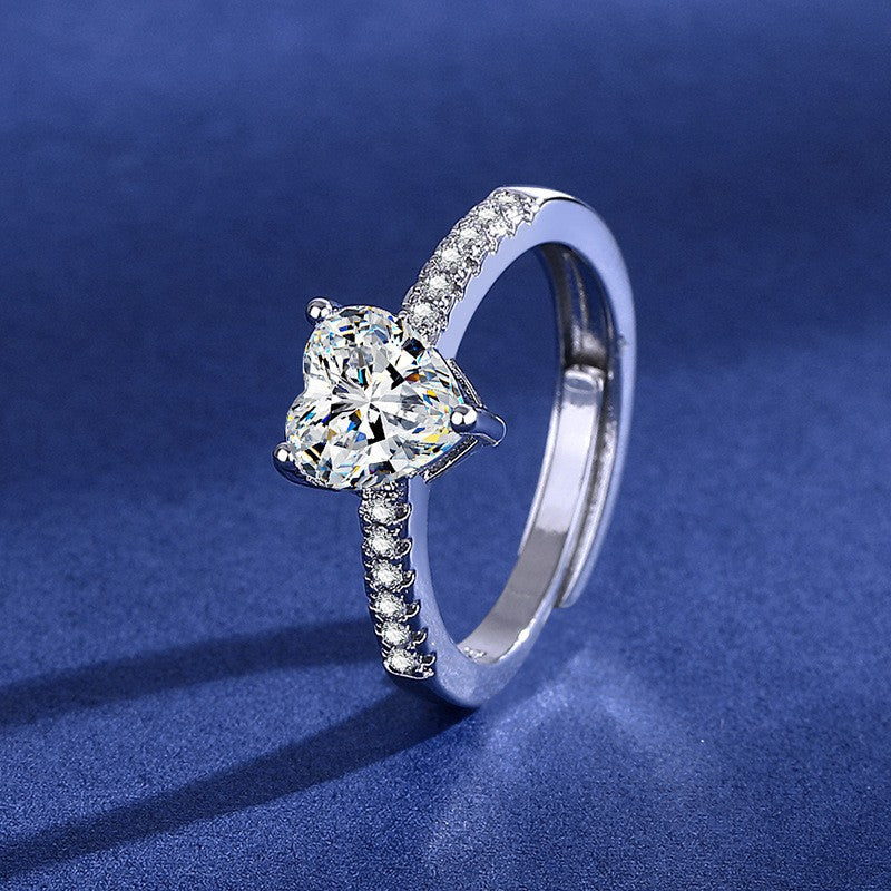 Crystal Wedding Ring - view 4
