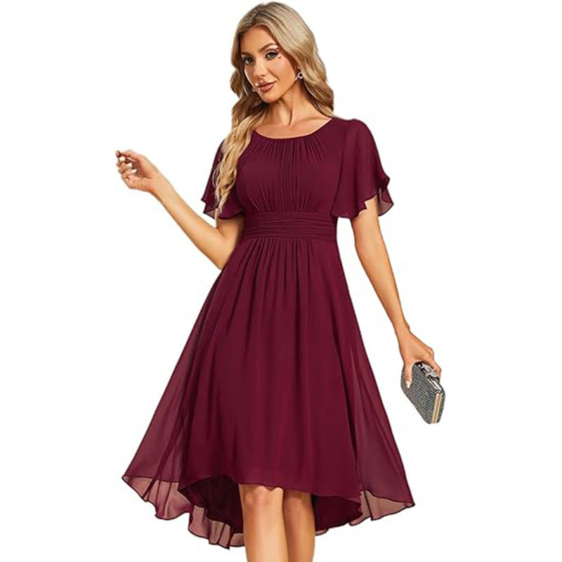 Short Sleeve Elegant Evening Dress - view 2