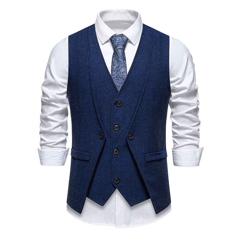 Retro Two-Piece Vest Suit - view 3