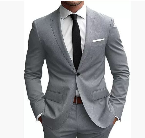 Men's Two-piece Wedding Dinner Suit - view 4