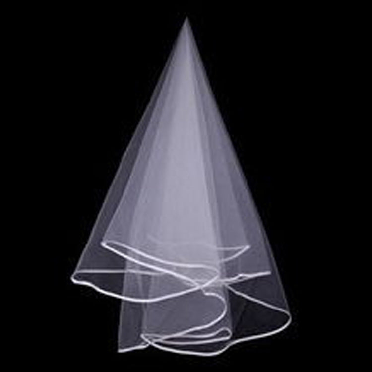 Satin Wedding Veil - view 2