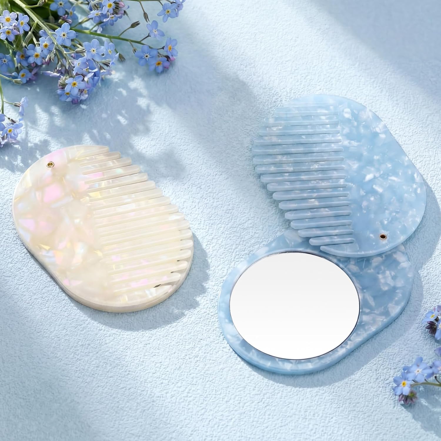 Tortoiseshell Comb & Mirror Set - view 2