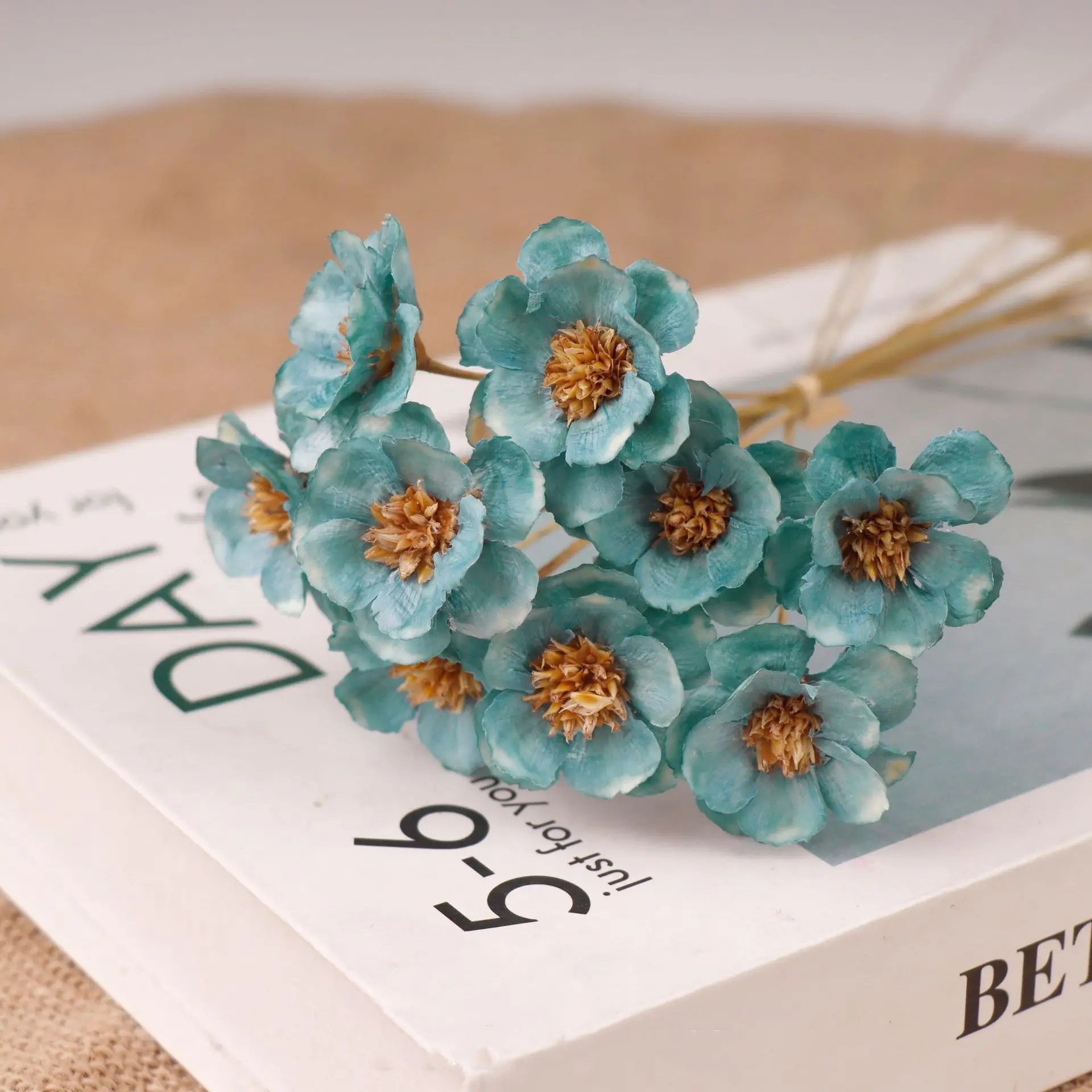 Red Artificial Blossom Flower Stems - view 6