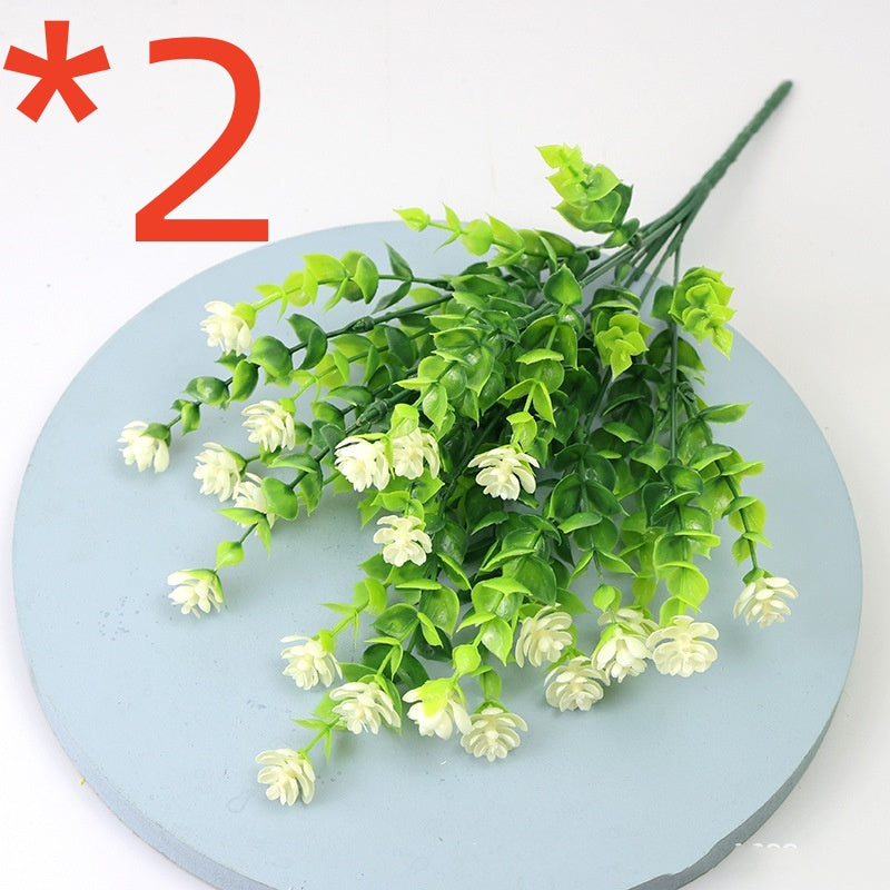 Eucalyptus Camellia Artificial Wedding Flowers - view 8