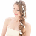 Pearl Bridal Hair Chain
