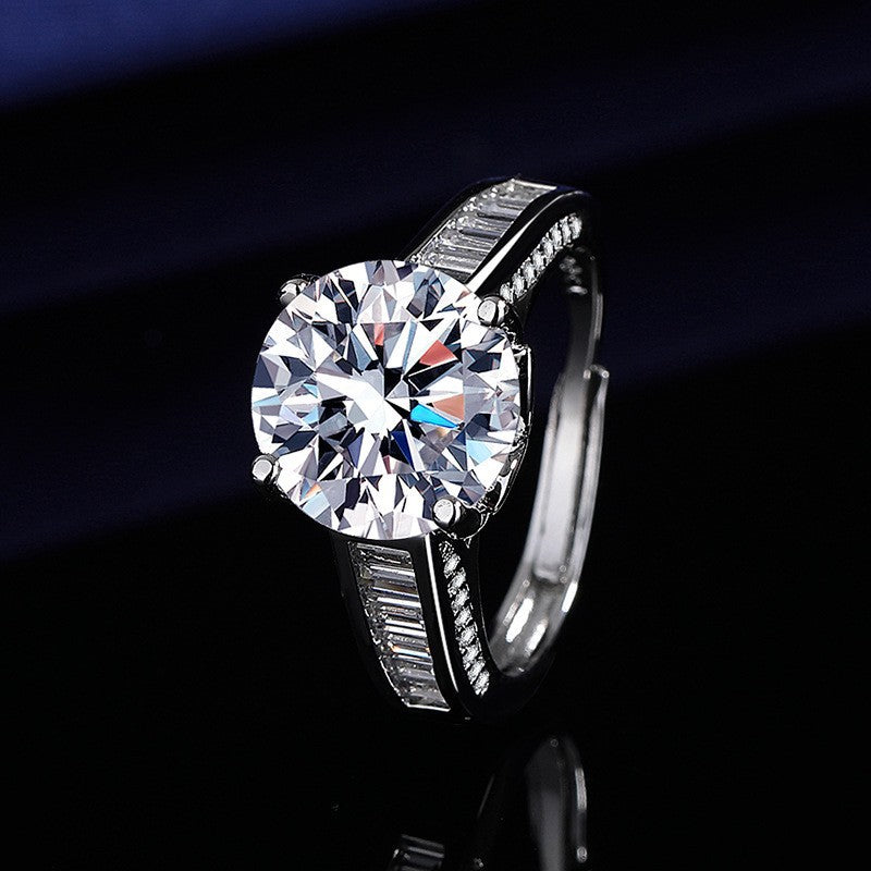 Crystal Wedding Ring - view 3