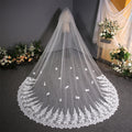 Lace Trailing Wedding Veil