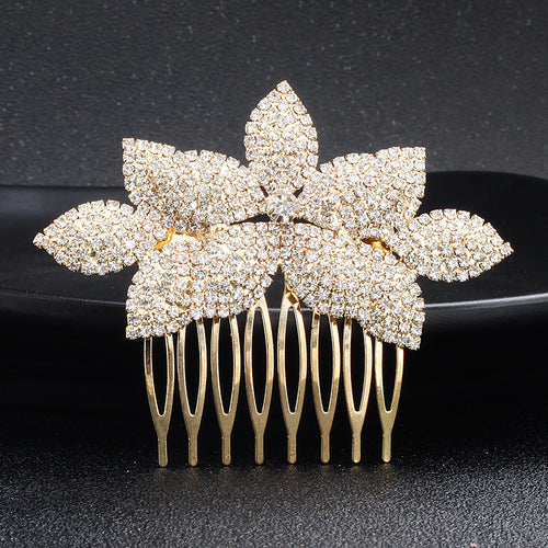 Bridal Rhinestone Hair Comb Headpiece - view 2