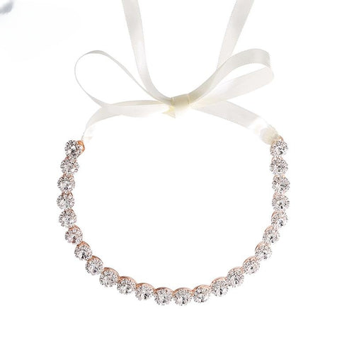 Bridal Rhinestone Sunflower Hair Band - view 2