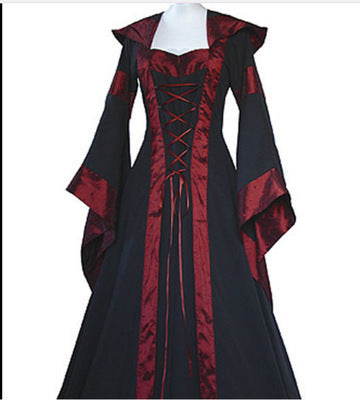 Hooded Velvet Gown - view 3