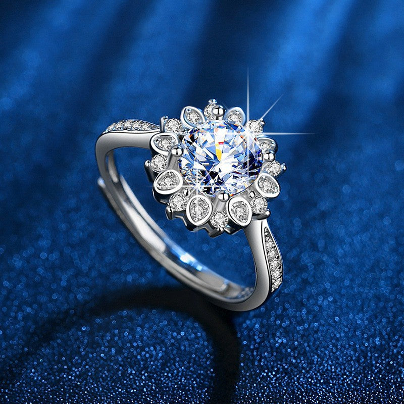 Crystal Wedding Ring - view 5