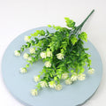 Eucalyptus Camellia Artificial Wedding Flowers - view 1