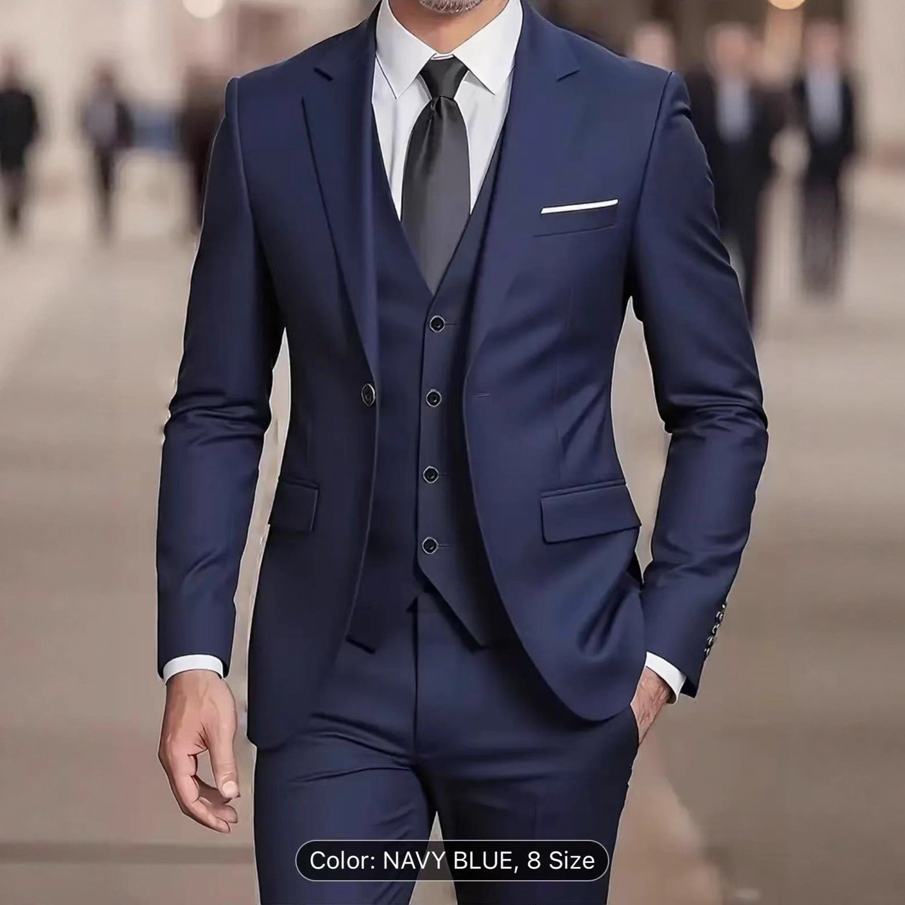 Men's Three-piece Wedding Suit Set - view 4