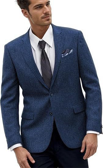 Retro Men's Slim-fit Business Suit Jacket - view 6