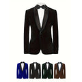 Men's Velvet Wedding Blazer - view 1