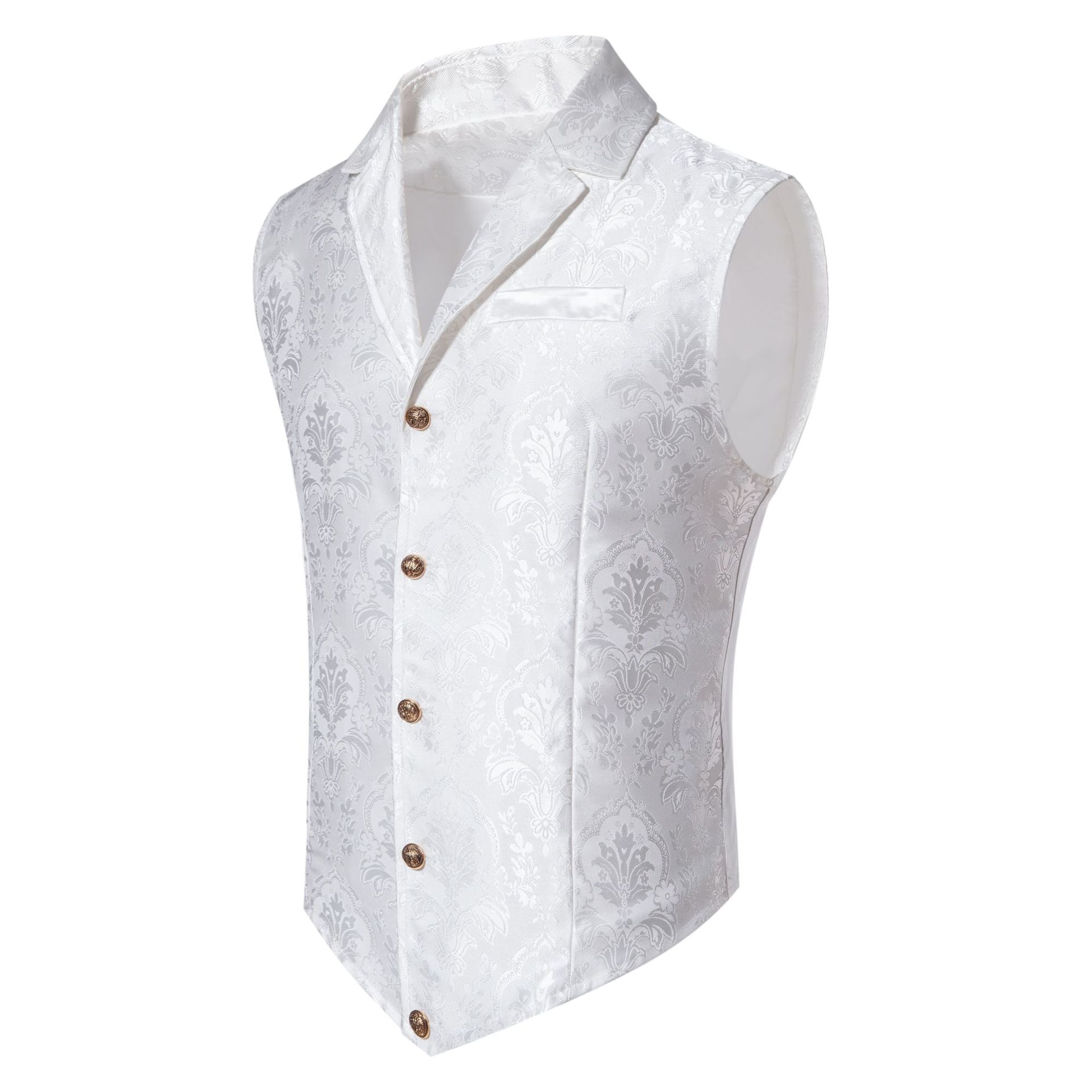 Men's Jacquard Single-breasted Suit Vest - view 4