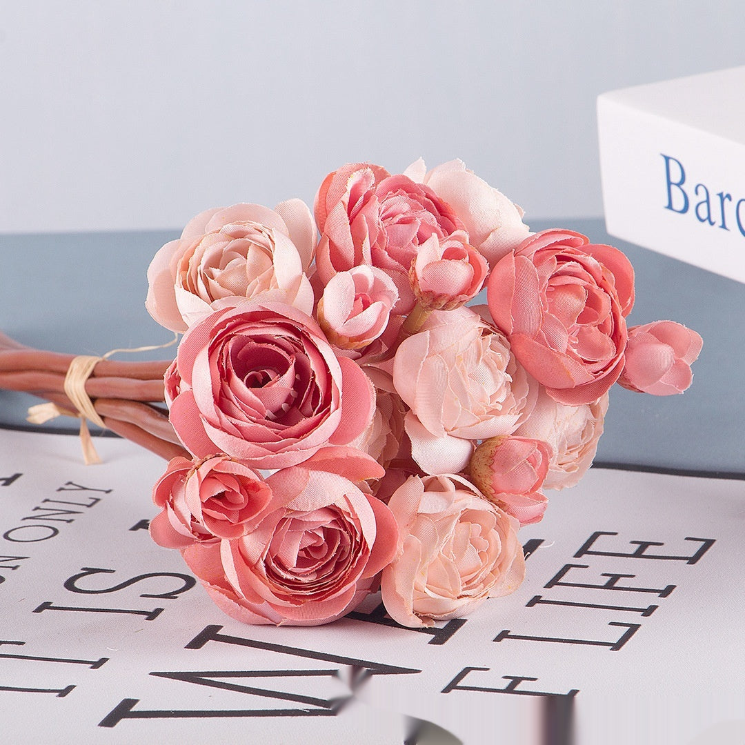Silk Tea Rose Artificial Wedding Flowers - view 9