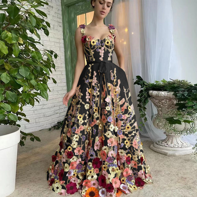 Vintage Sweetheart Lace Evening Dress - view 2