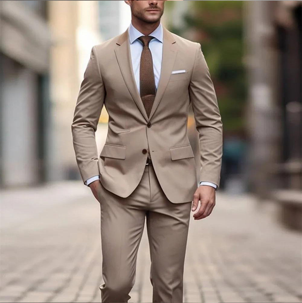 Groomsman Two-Piece Wedding Suit - view 1