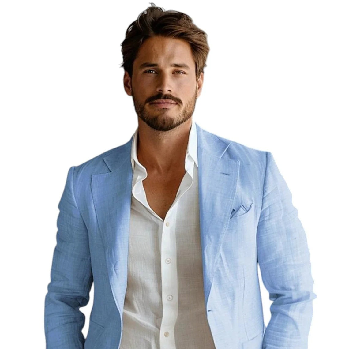 Men's Plus-size British Business Suit Jacket - view 3