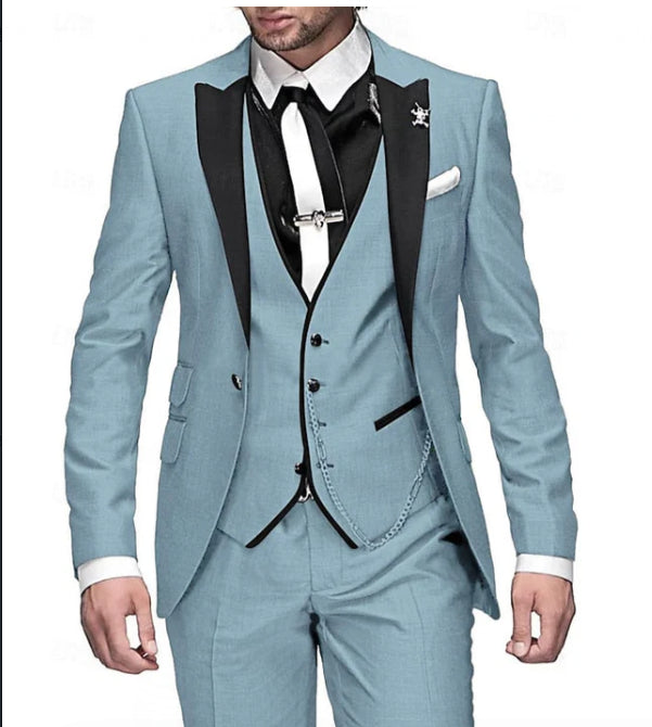 Men's Three-Piece Wedding Suit - view 4