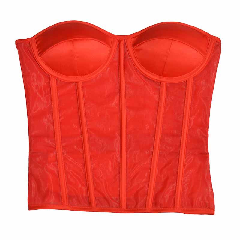 Mesh Corset Bustier - view 5