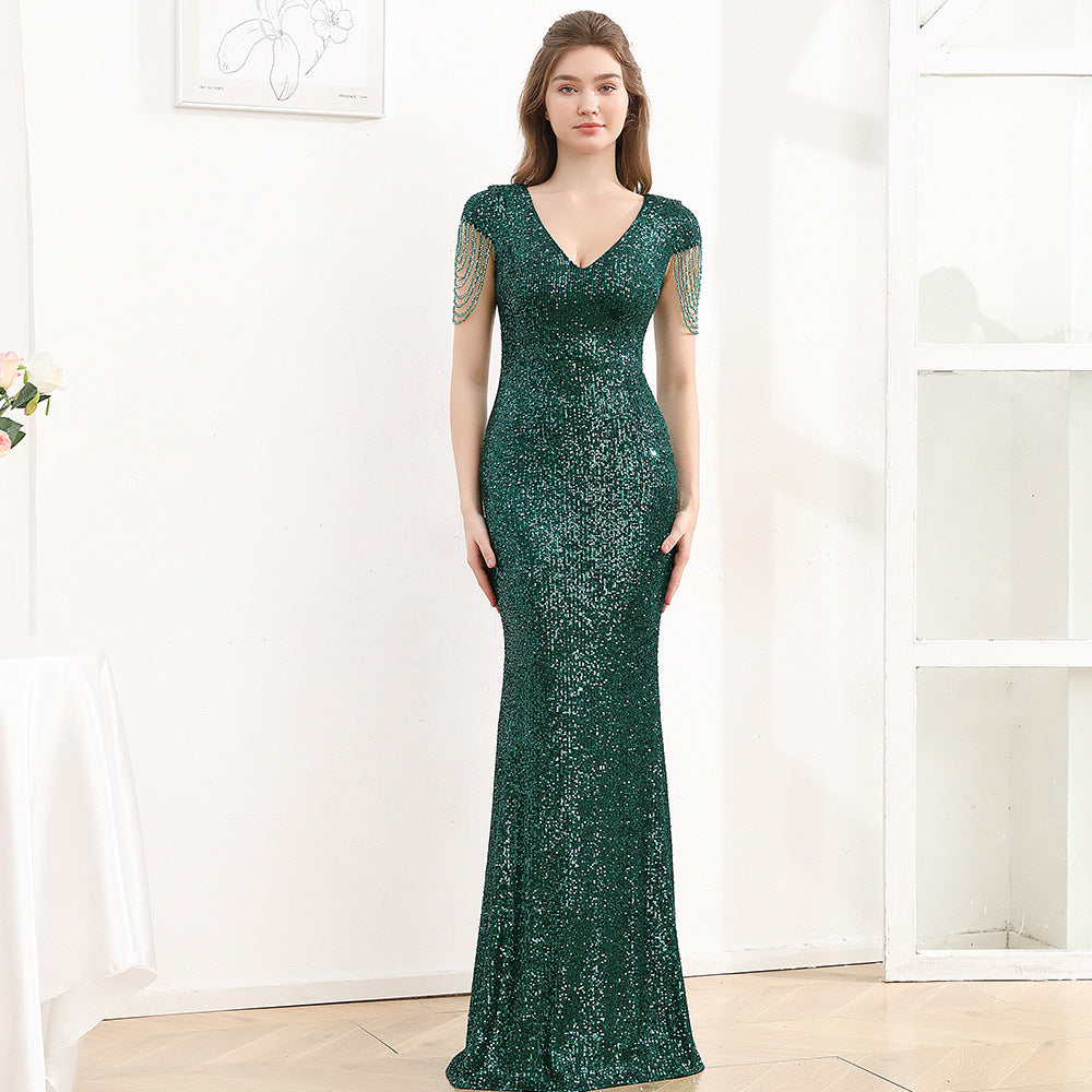 Sequin Gown - view 6