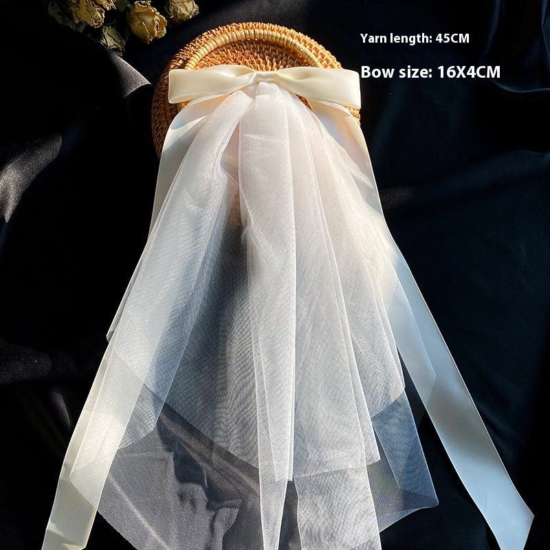 Bow Wedding Veil - view 8