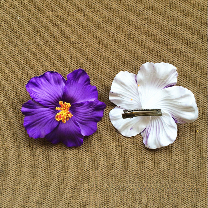 Hibiscus Flower Bridal Hairpin - view 7