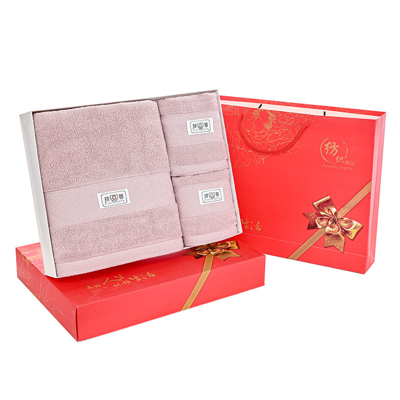 Cotton Bath Towel Wedding Favor Set - view 4