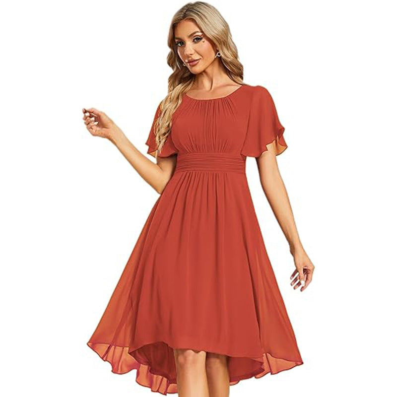 Short Sleeve Elegant Evening Dress - view 3